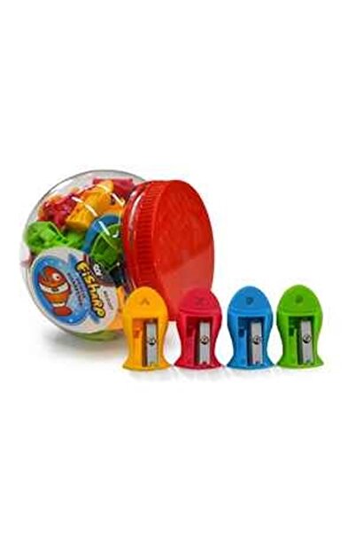 Mikro Pastel Bubblebu Çift Bıçaklı Hazneli Kalemtıraş (065)