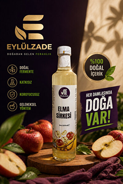 EYLÜLZADE Elma Sirkesi %100 Doğal ( 700 g)