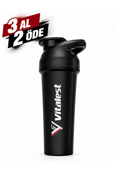 Vitalest Shaker 600 ml | Sızdırmaz Kapaklı Shaker Karıştırıcı Suluk