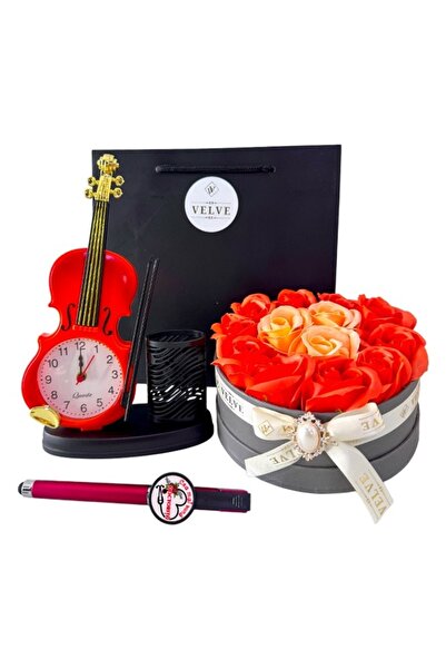velve Pachet Time Elegance pentru doctorita,ceas vioara,trandafiri sapun pix ...