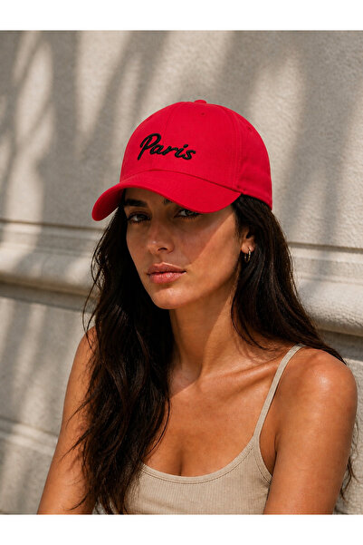 Zeramine 2024 Șapcă de baseball unisex roșie cu broderie Paris – Șapcă sport ...