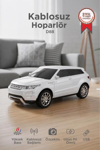 Torima Bluetooth Hoparlör Suv Araba Tasarımlı 16W FM USB Selfie Speaker D88 B...