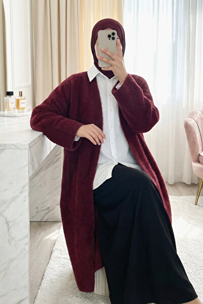 HİJABAYA Bearded Long Soft Cardigan