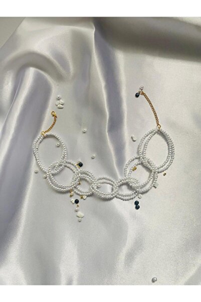 Mel Aura Jewelry İnci Halka Detaylı Kolye