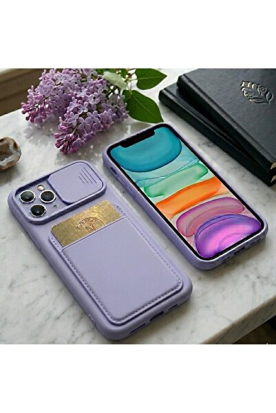 halkhouse Apple iPhone 11 Pro Max Kılıf Renkli Kartlıklı Esnek Kırılmaz Sert ...