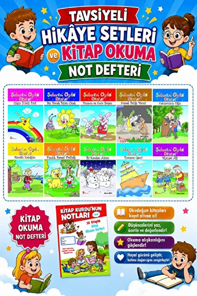 Ata Yayıncılık Ata 1.sınıflar Için Şekerim Öykü Dizisi + Kitap Okuma Not Defteri