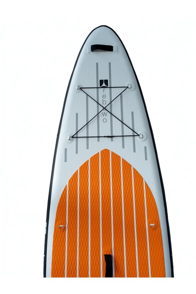 Rebuwo Sup Şişme Sörf Tahtası Stand Up Paddle Board 82*320*15 cm - Siyah Beyaz