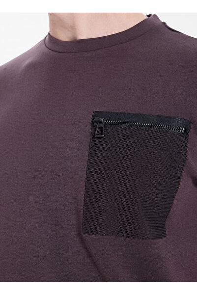 GMG FIRENZE Kahve Erkek Regular Fit T-Shirt GU26MSS03040