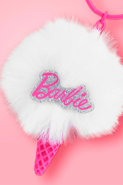 Miniso Barbie Lisanslı Peluş Dondurma Figürlü Anahtarlık – Yumuşak Çanta Süsü...