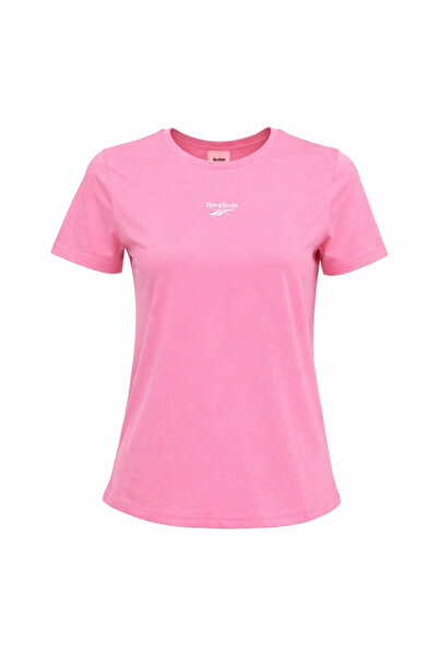 Reebok LC 6177 NEW ID CLASS REG TEE Pembe Yuvarlak Regular Fit Düz Kadın T-Shirt