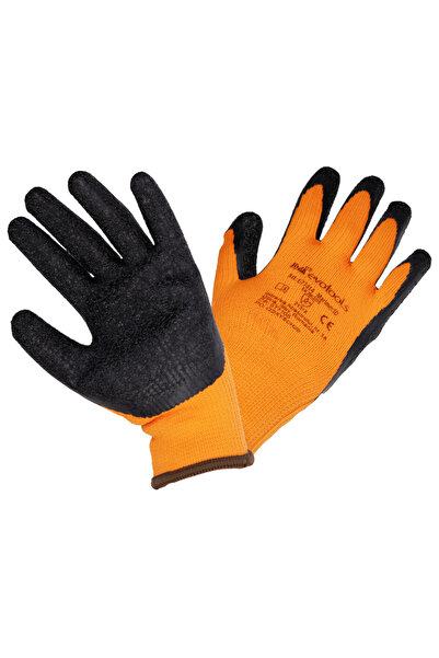 EvoTools Professional Black Knitted Latex Gloves 10