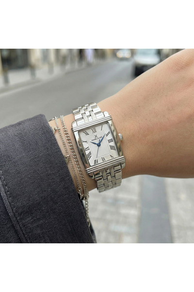 Daniel Klein Premium Silver Stainless Steel Watch for Women DK.1.14115-1