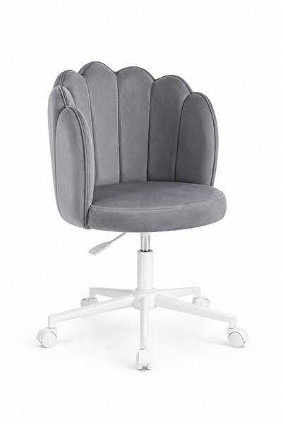 HAUSEBOX Flora Dekoratif Home Office Çalışma Sandalyesi - Silinebilir Babyfac...