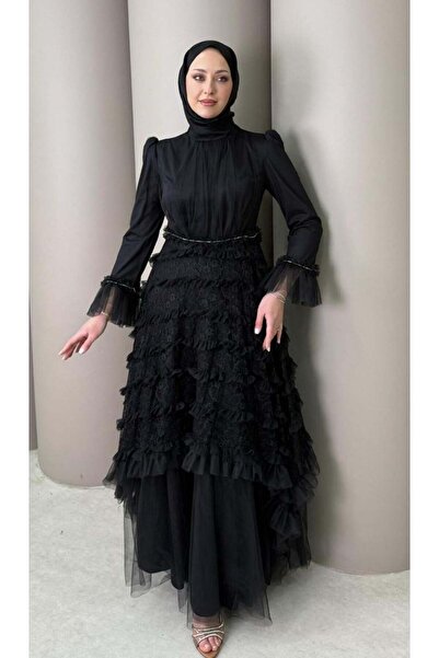 MODA LİLİUM GÜPÜR DETAYLI ABİYE
