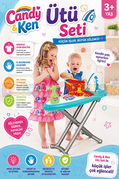 Doğan Oyuncak Dünyası Candy & Ken Ütü Seti - Ev Eşyaları Seti - Ev Oyuncaklar...