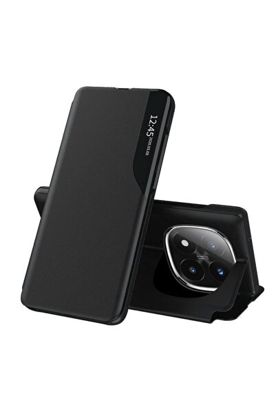 Techsuit Husă pentru Xiaomi Redmi Note 14 Pro+ 5G - Seria eFold - Neagră