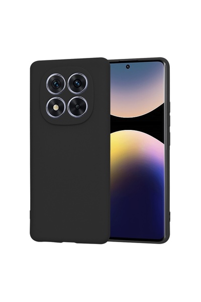 Techsuit Калъф за Xiaomi Redmi Note 14 Pro 4G / Poco F7 - SoftFlex - Черен