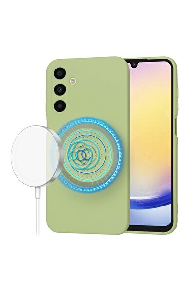 Techsuit Husă pentru Samsung Galaxy A25 5G - SoftFlex MagSafe - Matcha