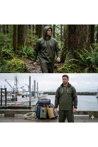Trans Fishing Suit Raincoat