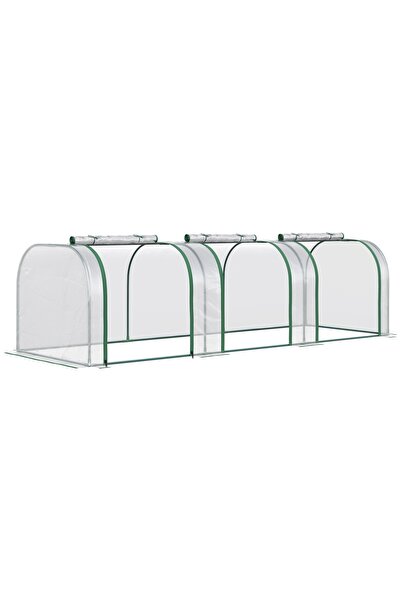 OEM Seră tunel Re-Bloom, oțel/PVC, transparentă, 295 x 100 x 80 cm