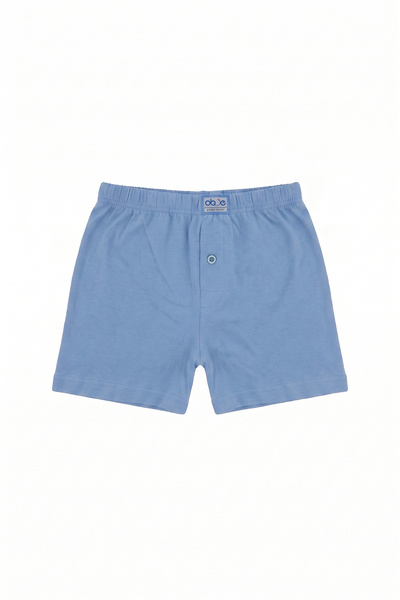 OBJE Boy's Blue Combed Cotton Boxer