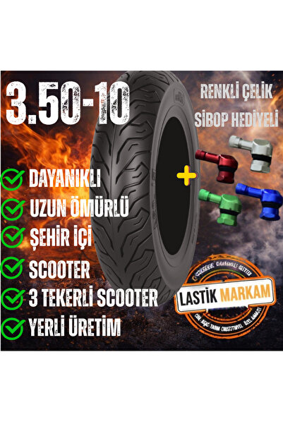 Billas 3.50-10 TL 4PR 51J BL034 SCOOTER DIŞ LASTİK (2025 üretim)