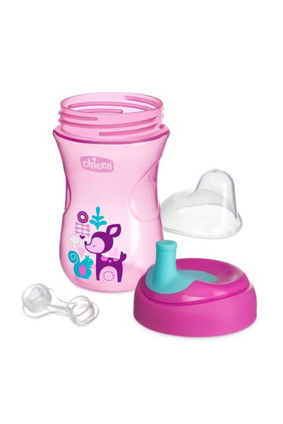 Chicco Pipetli Eğitim Bardağı 12 Kız