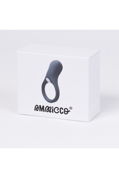 Ammicco Δονητικό δαχτυλίδι Power Ring για έντονη διέγερση, αδιάβροχο, 61x43 χιλ.