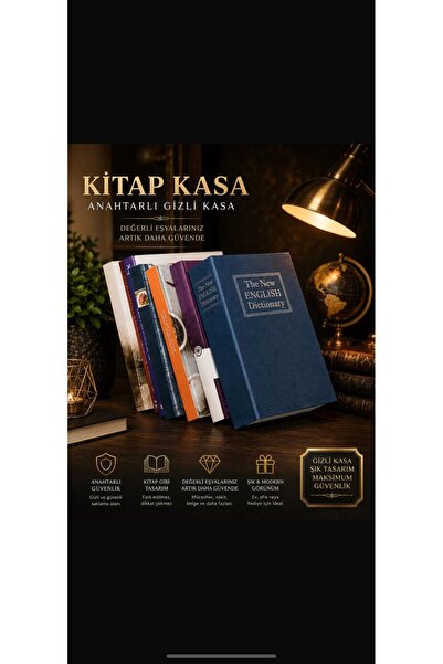 Types Kitap kasa anahtarlı