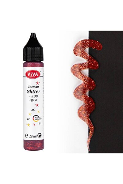 Viva Decor Sclipici adeziv lavabil pentru toate suprafețele, VIVA DECOR, 28ml...