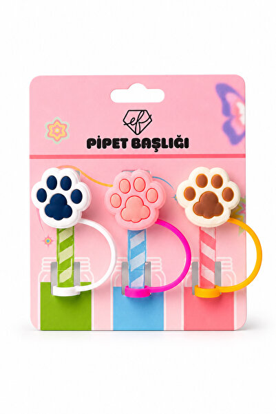 Ecrou Ef Butik Pati Temalı Pipet Charmı