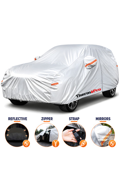 ThermoPro Prelata Auto Protect Master SUV YM, Fermoar, 100% Rezistenta Apa, 4...