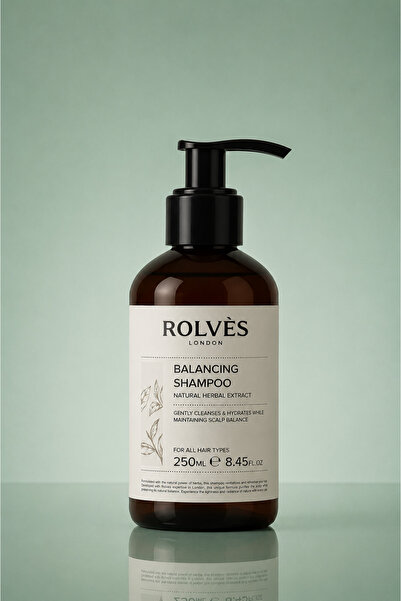 ROLVES Şampuan Vegan Bitkisel Arındırıcı Yeşil Çay Etkili, Günlük Kullanım, T...