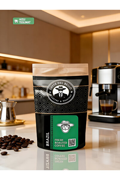 Caffe Del Bello Brezilya Espresso Coffee 250 Gr. (ÖĞÜTÜLMÜŞ VEYA ÇEKİRDEK)