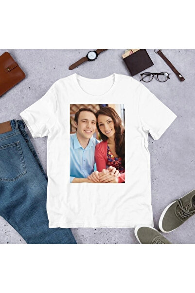 Genel Markalar Kişiye Özel Fotoğraf Baskılı T-shirt Kişiye Özel Yazılı Ve Fot...