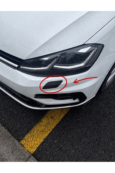 Portakal Golf 7.5 R-Line tampon uyumlu Far yıkama kapağı sağ sol