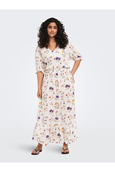 Only Carmakoma Kleid CARCHIANTI Langes Kleid