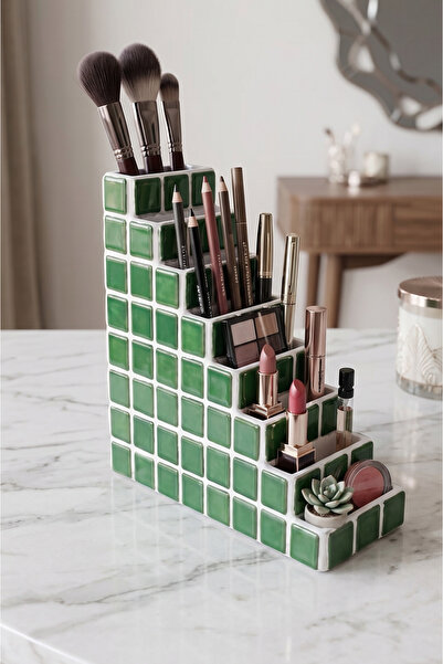 FLTFRM Handmade Gradual Mosaic Organizer |   Makeup Organizer, Pen Holder and...