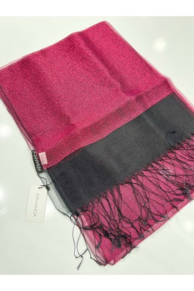 Modario Armanda Silvery Tulle Shal 30% Silk - 6