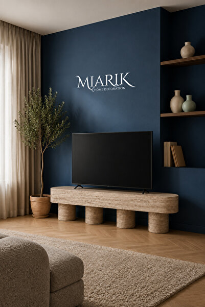 MIARIK DESIGN & DEKORASYON Traverten TV Ünitesi