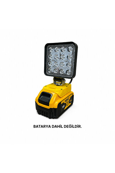 TR Dewalt18v Batarya Uyumlu Led Projektör