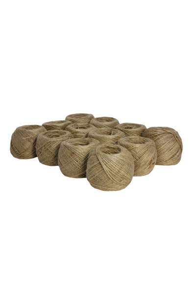 micul fermier Set de 12 fire de iută (cânepă) 200g