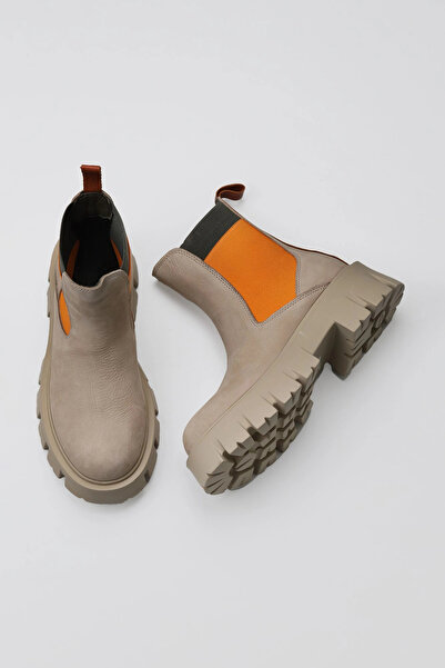 Bueno Shoes Cizme de damă din piele bej - 01wv4613