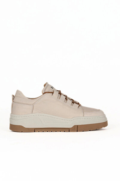 Bueno Shoes Cream Leather Women's Sports Shoes 16Wa8211