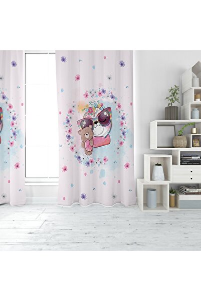 EVSEHOMES CUTE LAZY ANIMAL PRINT DIGITAL PERDEAUĂ DE FOLOSĂ CU O ARIPI