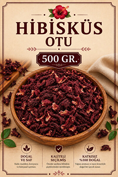 Bayguru Hibiscus 500 Gr – Okra Flower Mecca Rose Pomegranate Flower (Hibiscus...