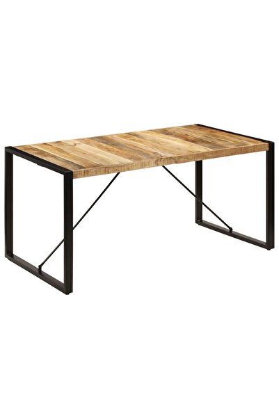 Concept Masă de bucătărie, 160x80x75 cm, lemn masiv de mango