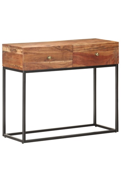 Concept Masă consolă, 90 x 35 x 75 cm, lemn masiv de acacia