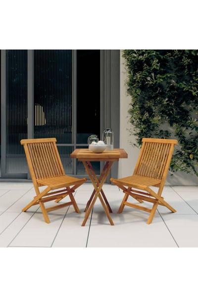 Concept Set mobilier de grădină, 3 piese, lemn masiv de tec