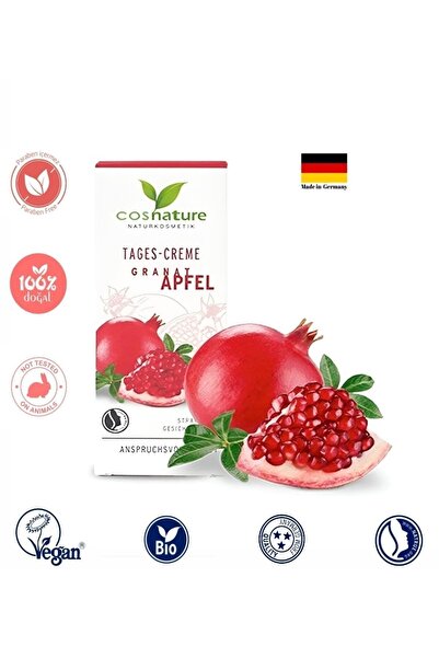 Cosnature كريم الوجه النهاري العضوي النباتي المضاد للشيخوخة بخلاصة الرمان